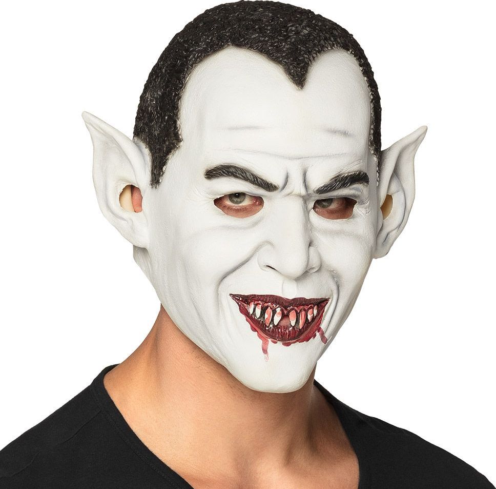 Griezelige dracula hoofdmasker