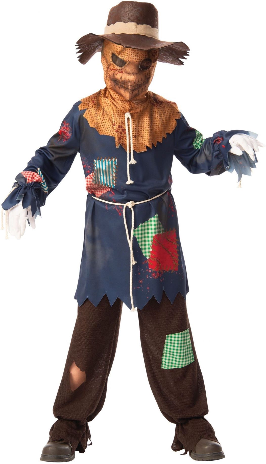 Griezelige Halloween Vogelverschrikker Pak Kinderen