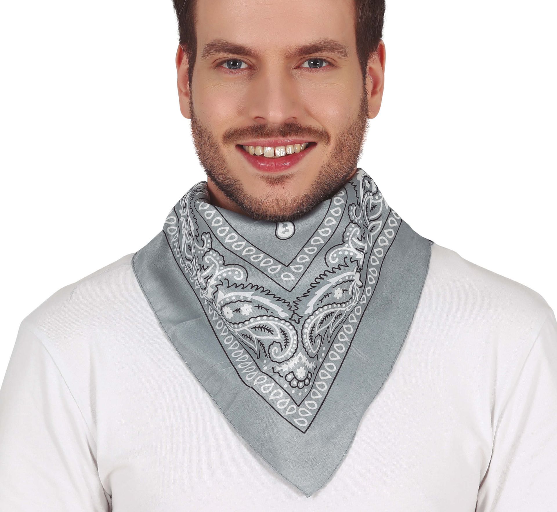 Grijze Biker Bandana