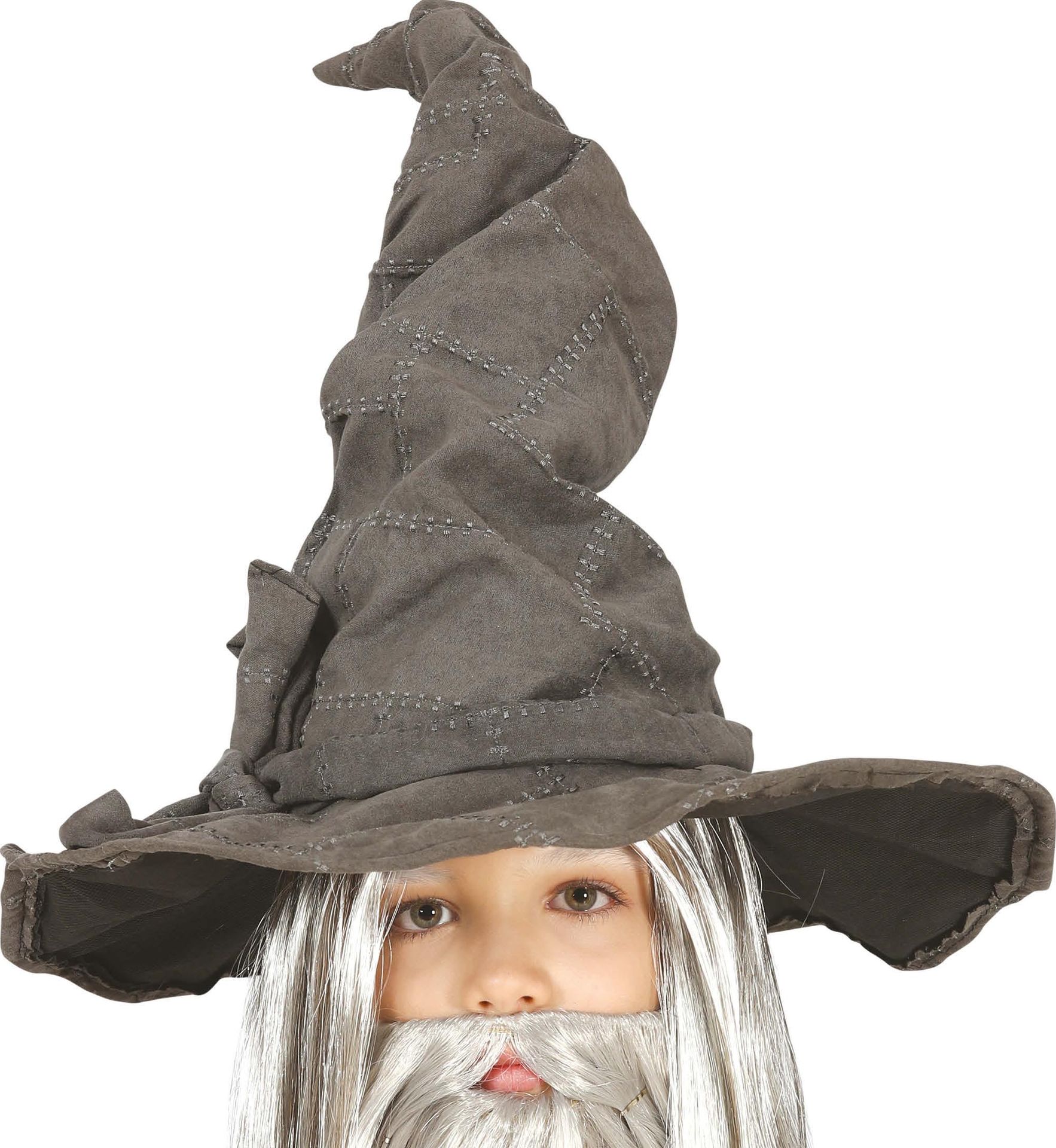 Grijze Gandalf Tovenaarshoed Kind
