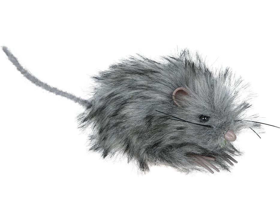 Grijze Pluche Nep Muis