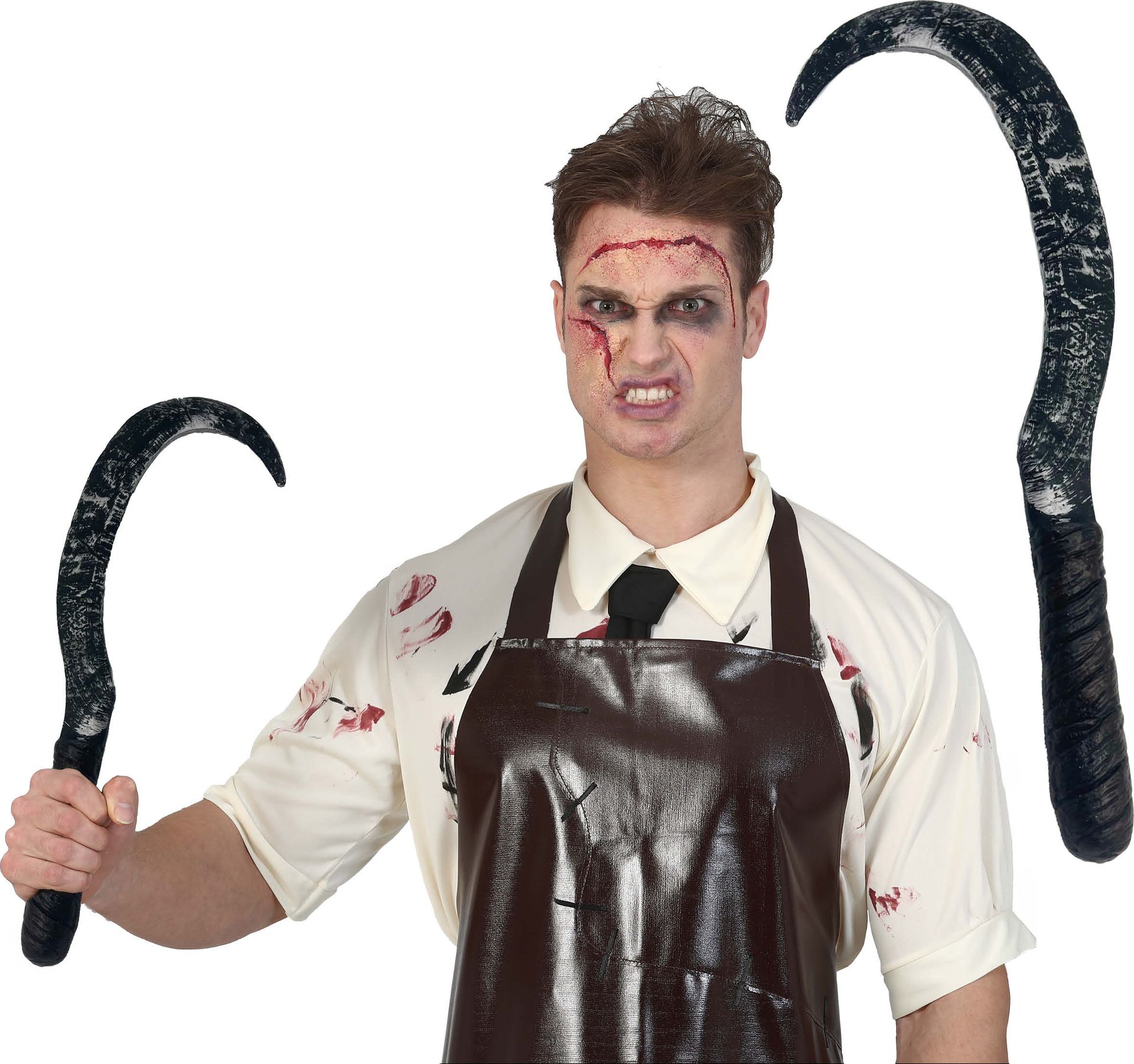 Grijze sikkel 47 cm halloween