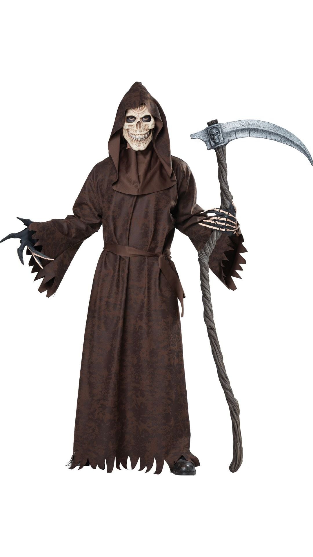 Grim Reaper gewaad bruin