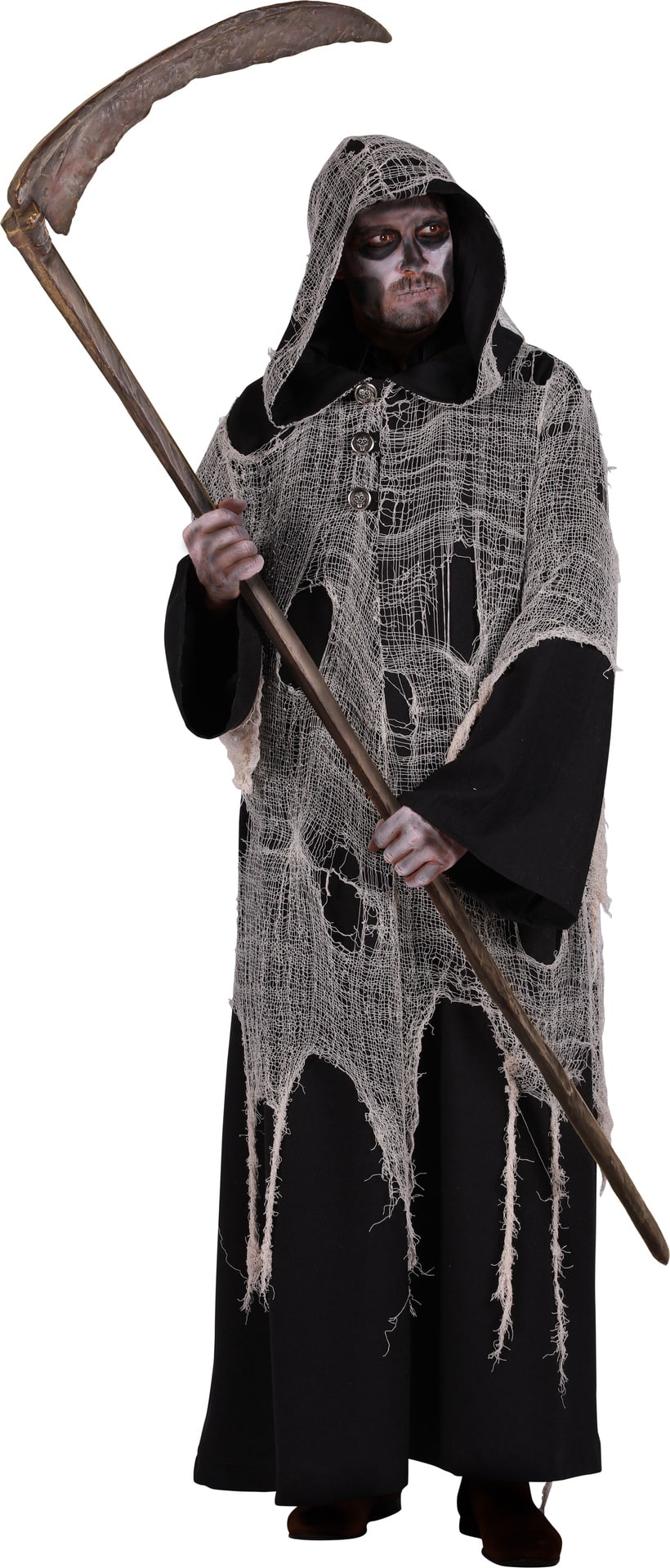 Grim Reaper Habijt Zwart Heren Capuchon Death Halloween