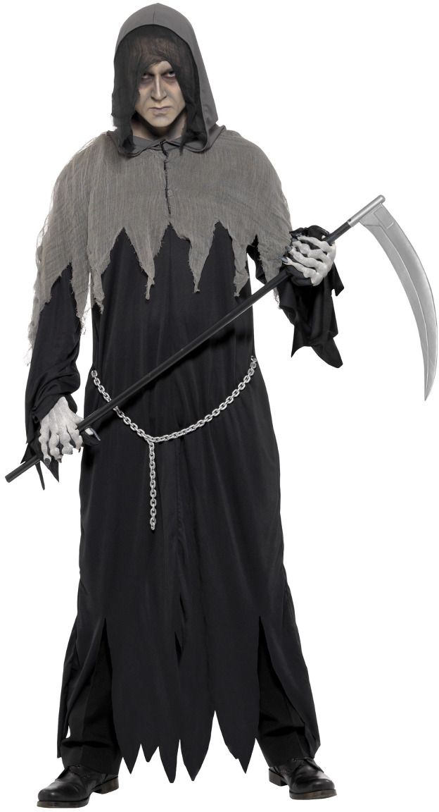 Grim reaper mannen kostuum