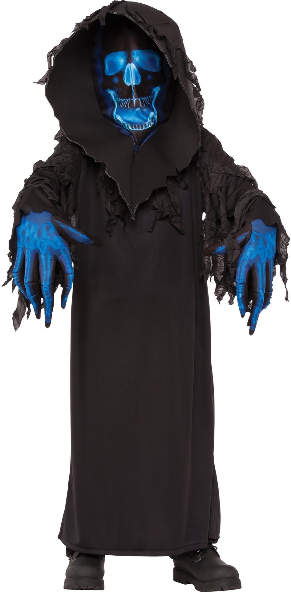 Grim Reaper Outfit Blauw Jongens