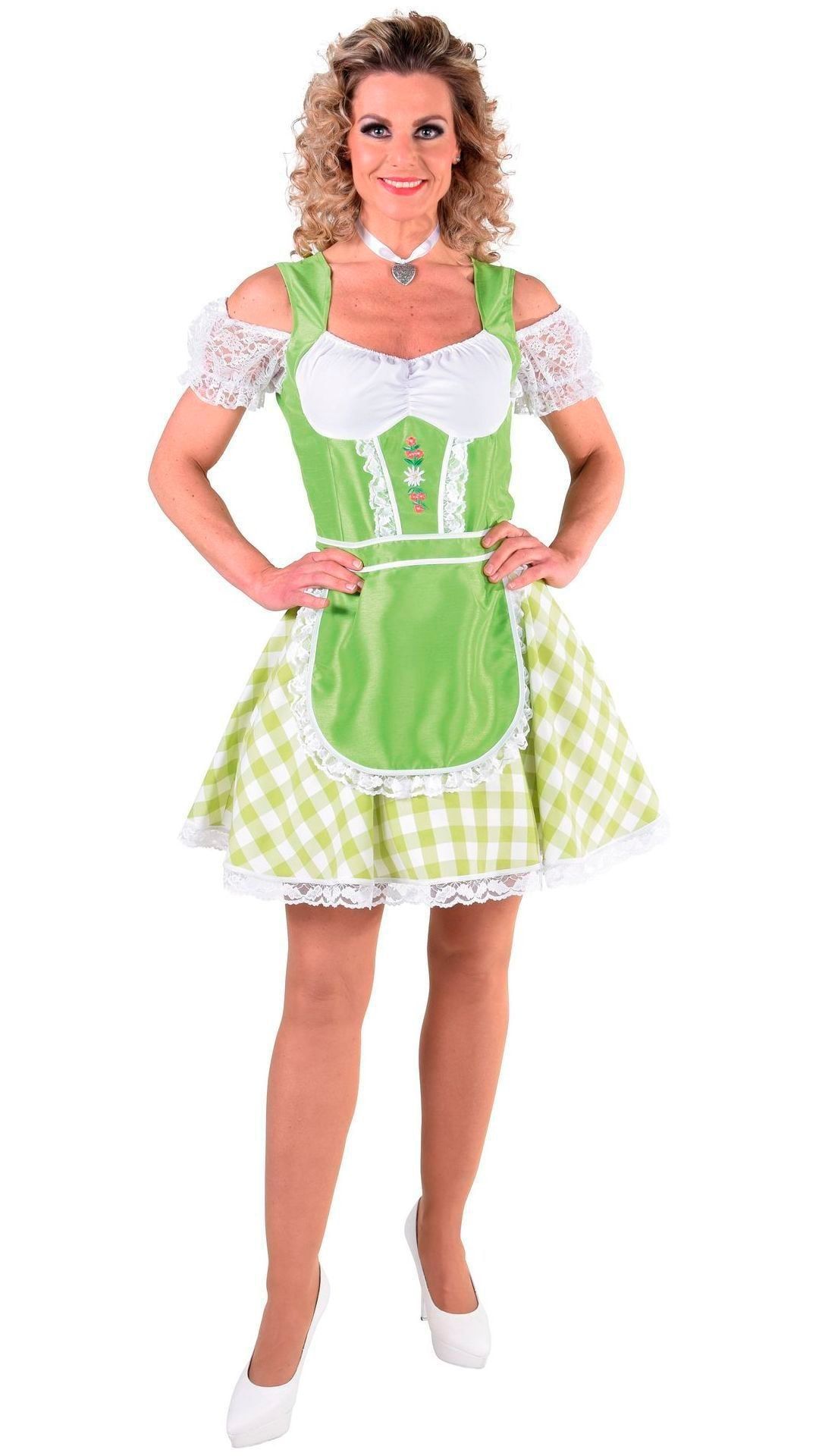Groen oktoberfest jurkje vrouwen