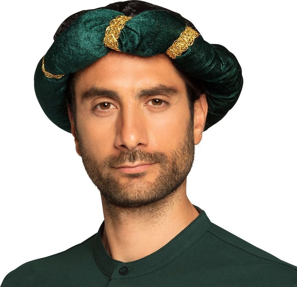 Groene Arabische sultan tulband