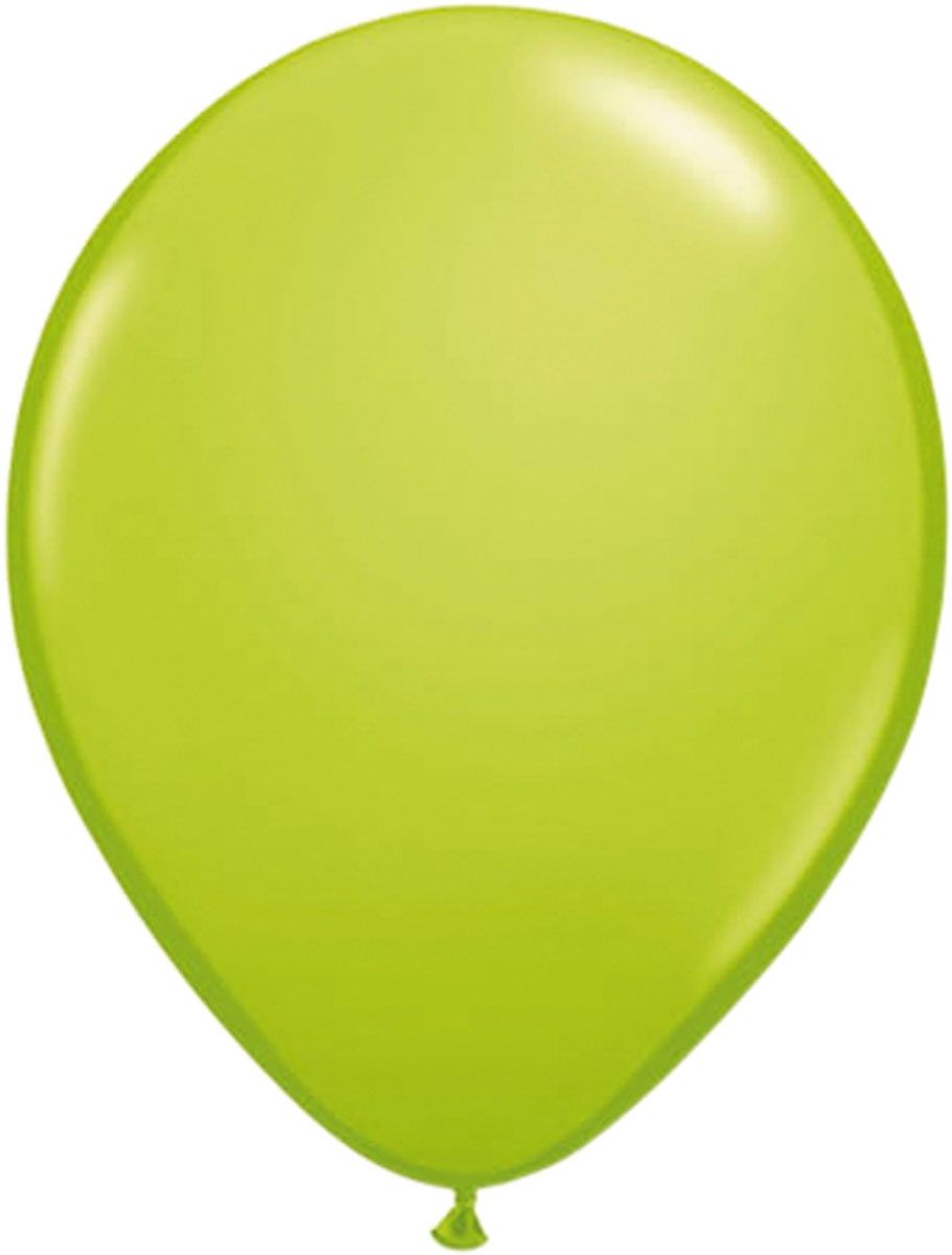 Groene basic ballonnen 100 stuks