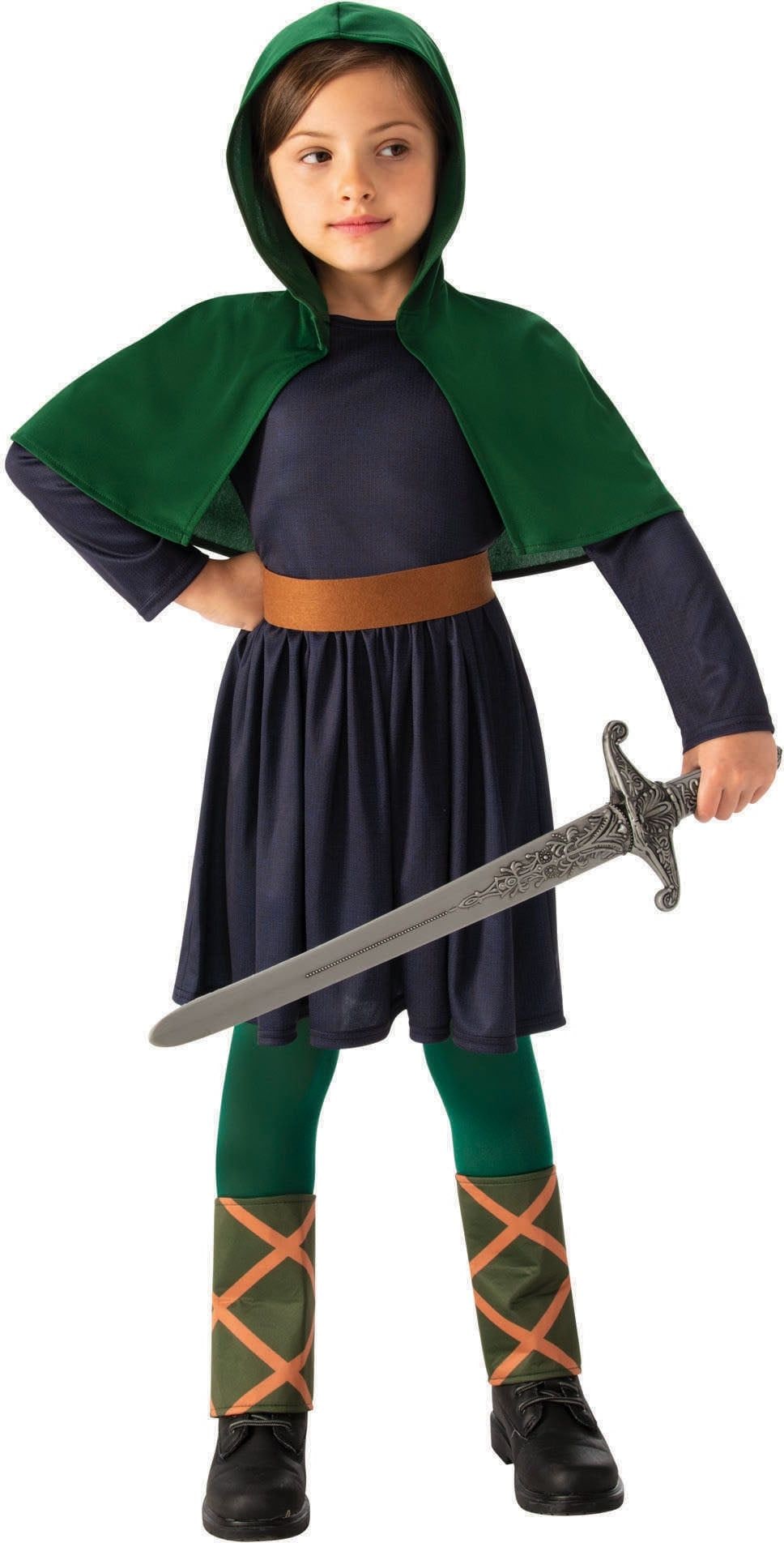 Groene Bos Soldaat Kostuum Middeleeuwen Kinderen