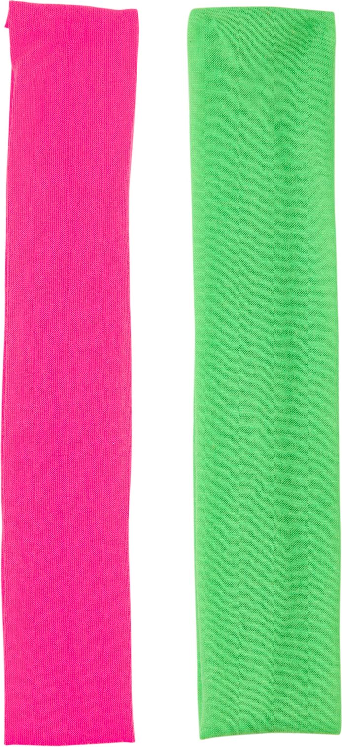 Groene en roze hoofdband