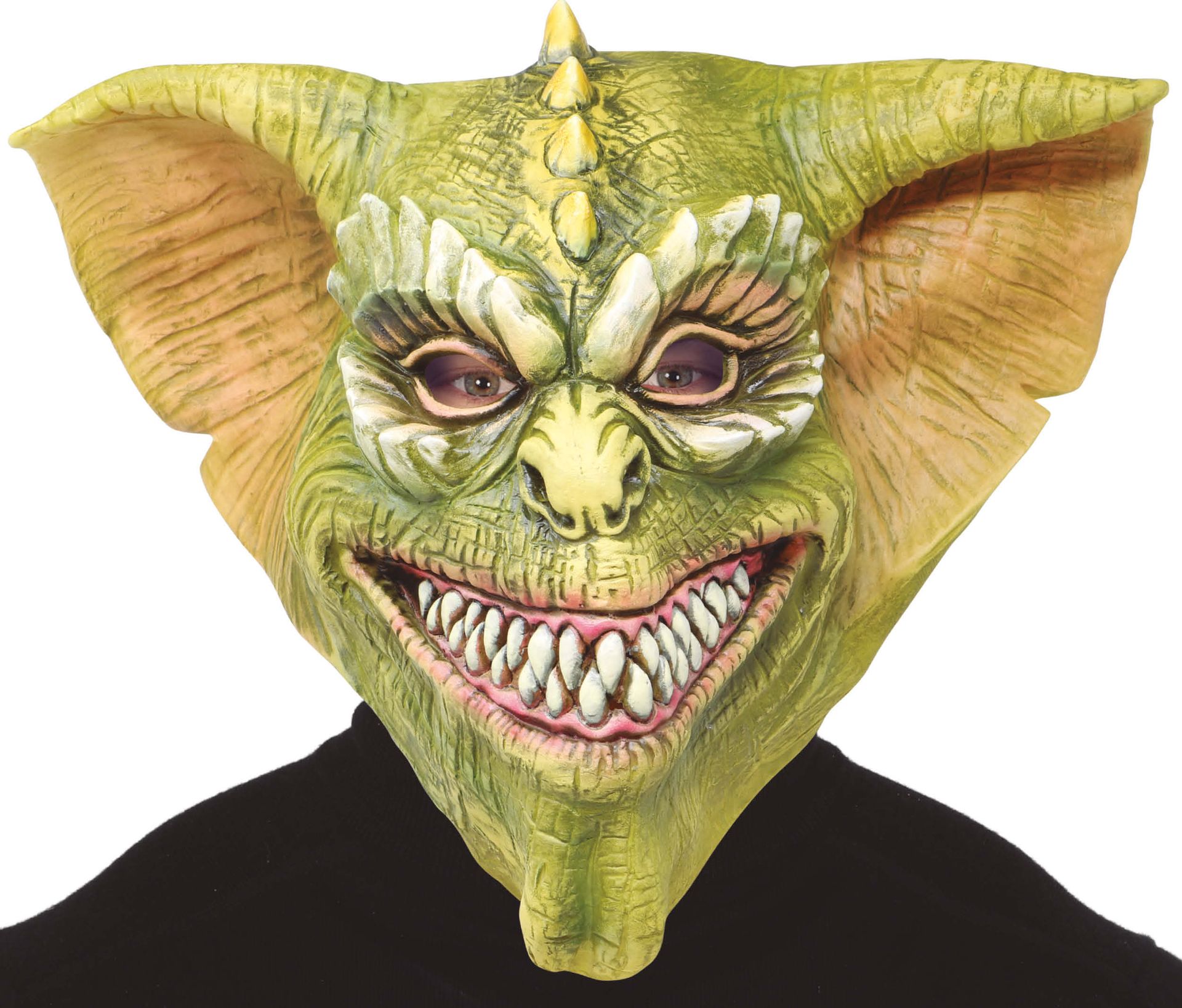 Groene gremlin masker latex halloween