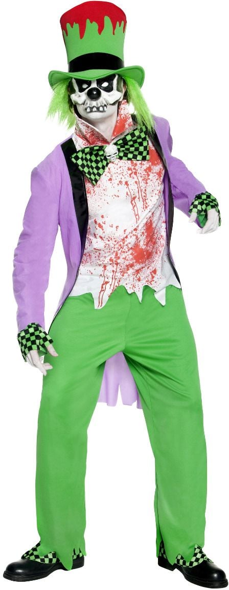 Groene horror mad hatter kostuum