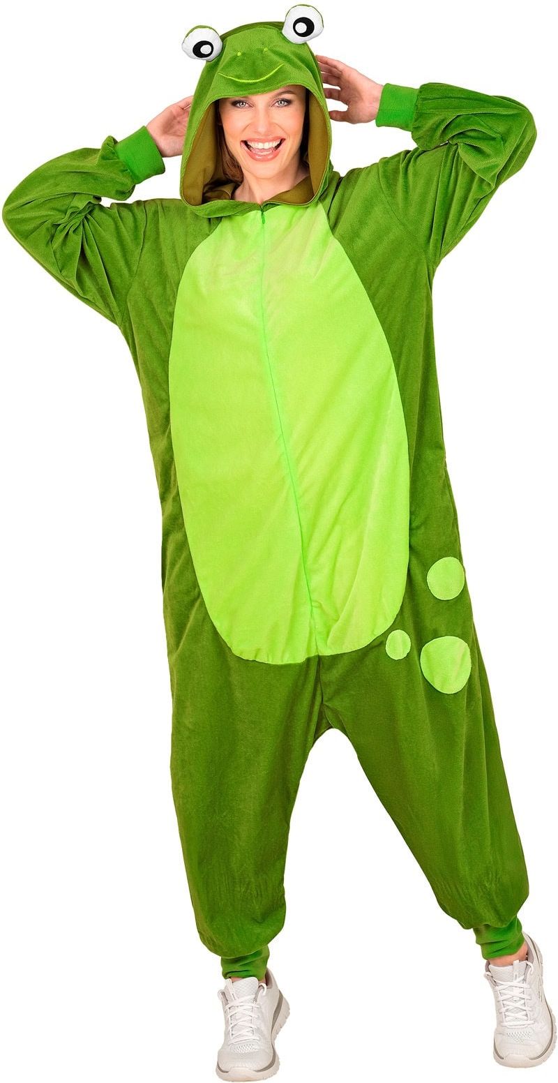 Groene Kikker Onesie Volwassenen