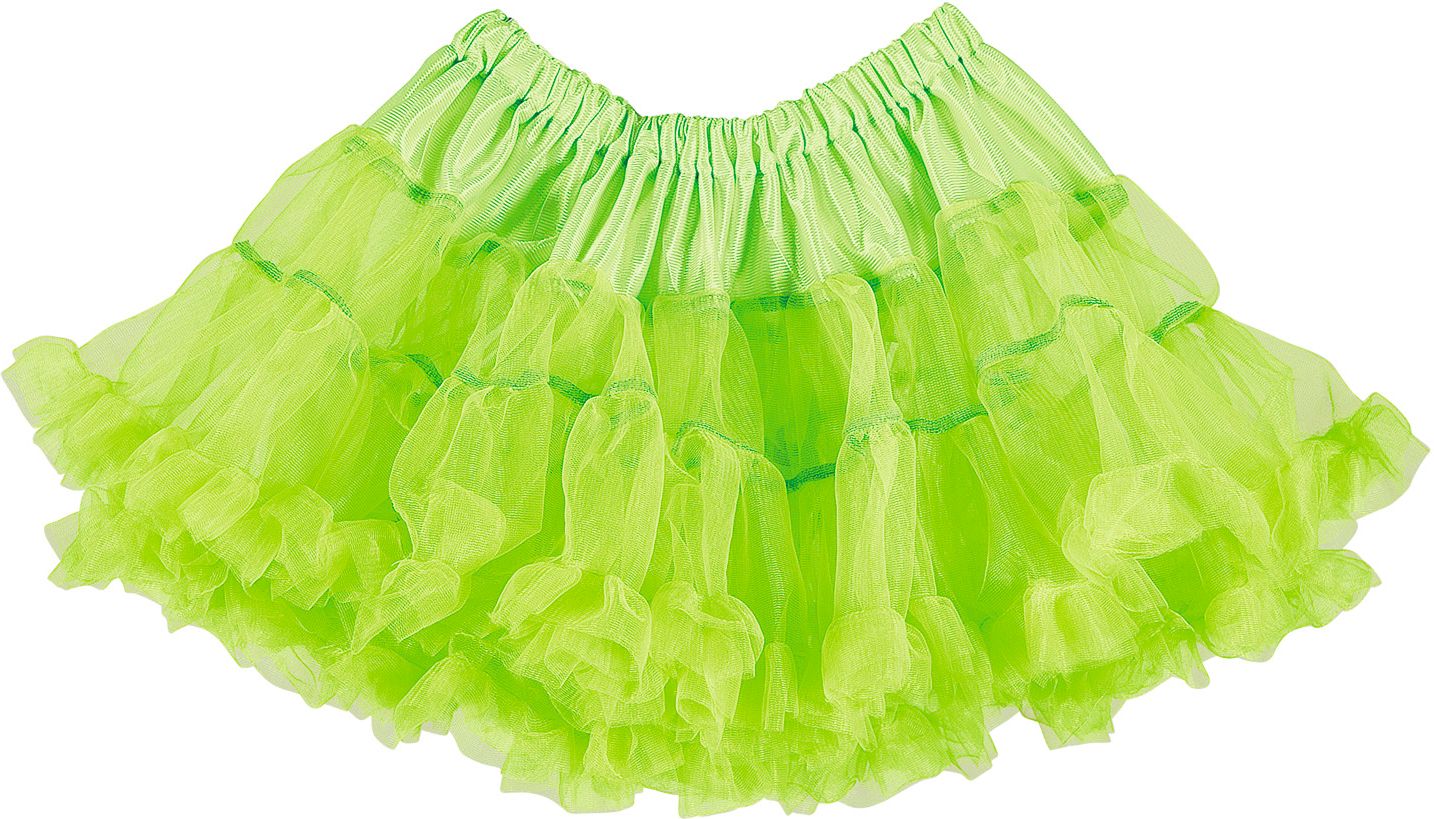 Groene neon rok