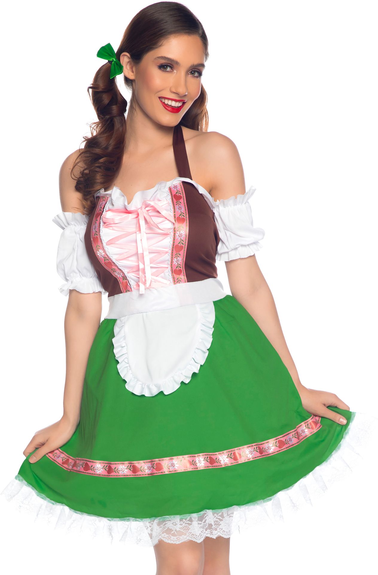 Groene oktoberfest jurk dames