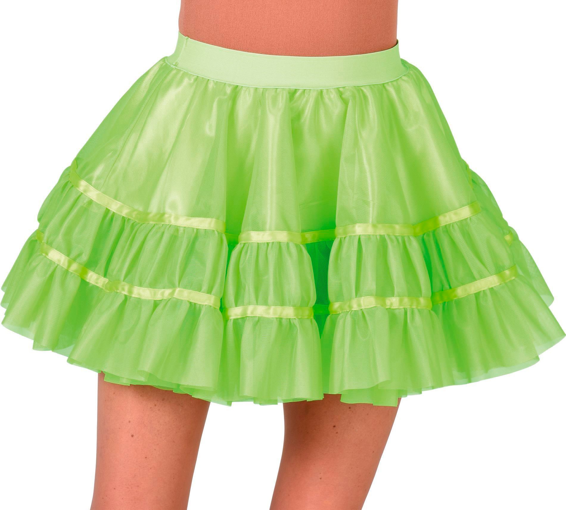 Groene petticoat vrouwen