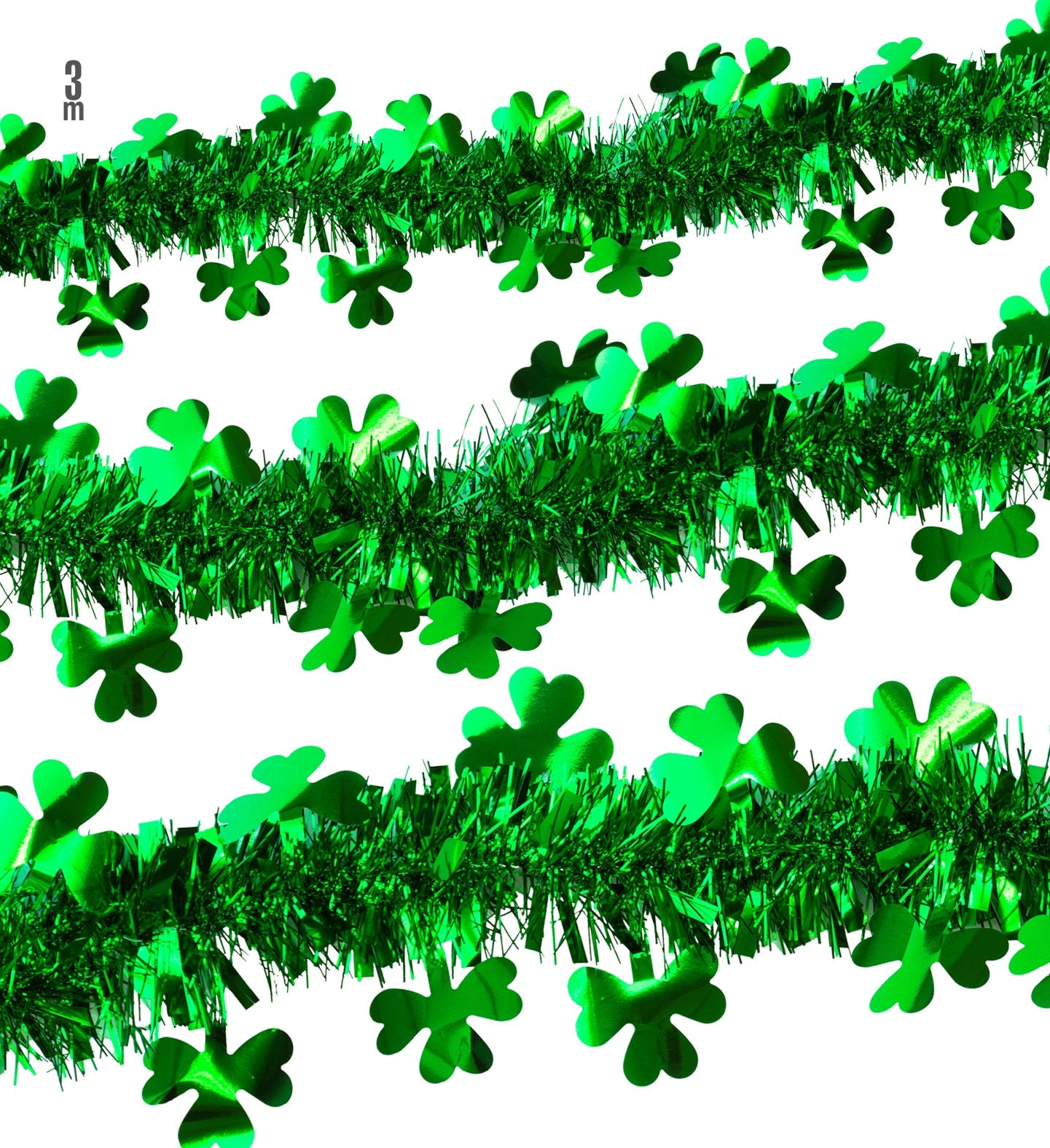 Groene Tinsel St Patricks Day Slinger