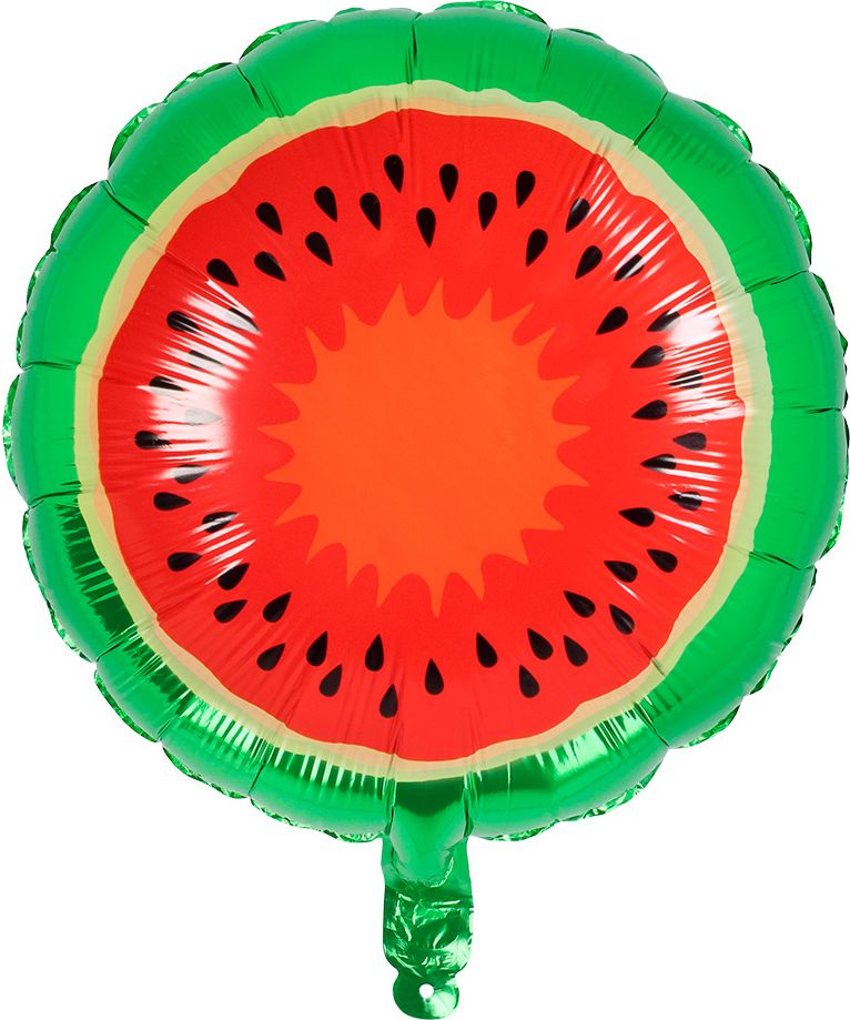 Groene watermeloen folieballon