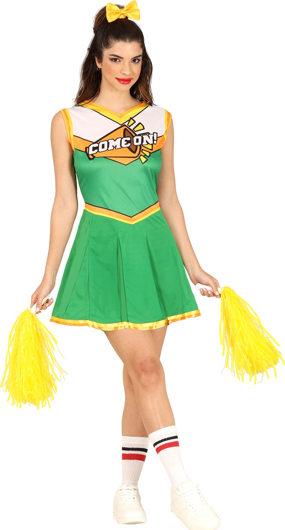 Groene Witte Cheerleader Jurkje