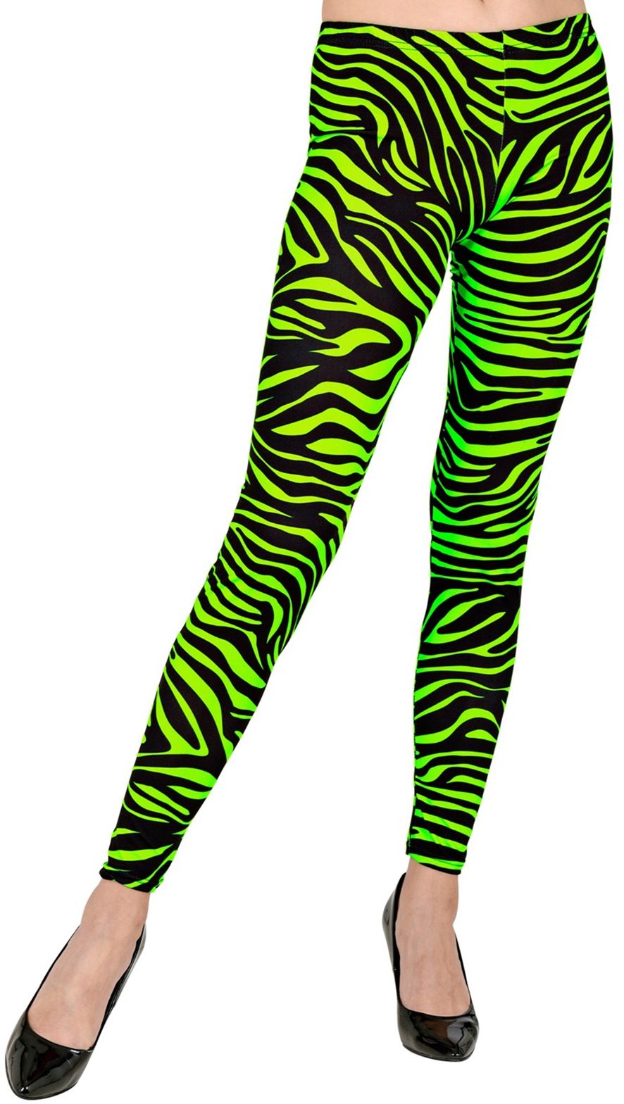 Groene zebra legging