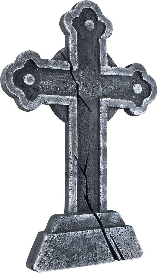 Groot grafsteen decoratie kruis