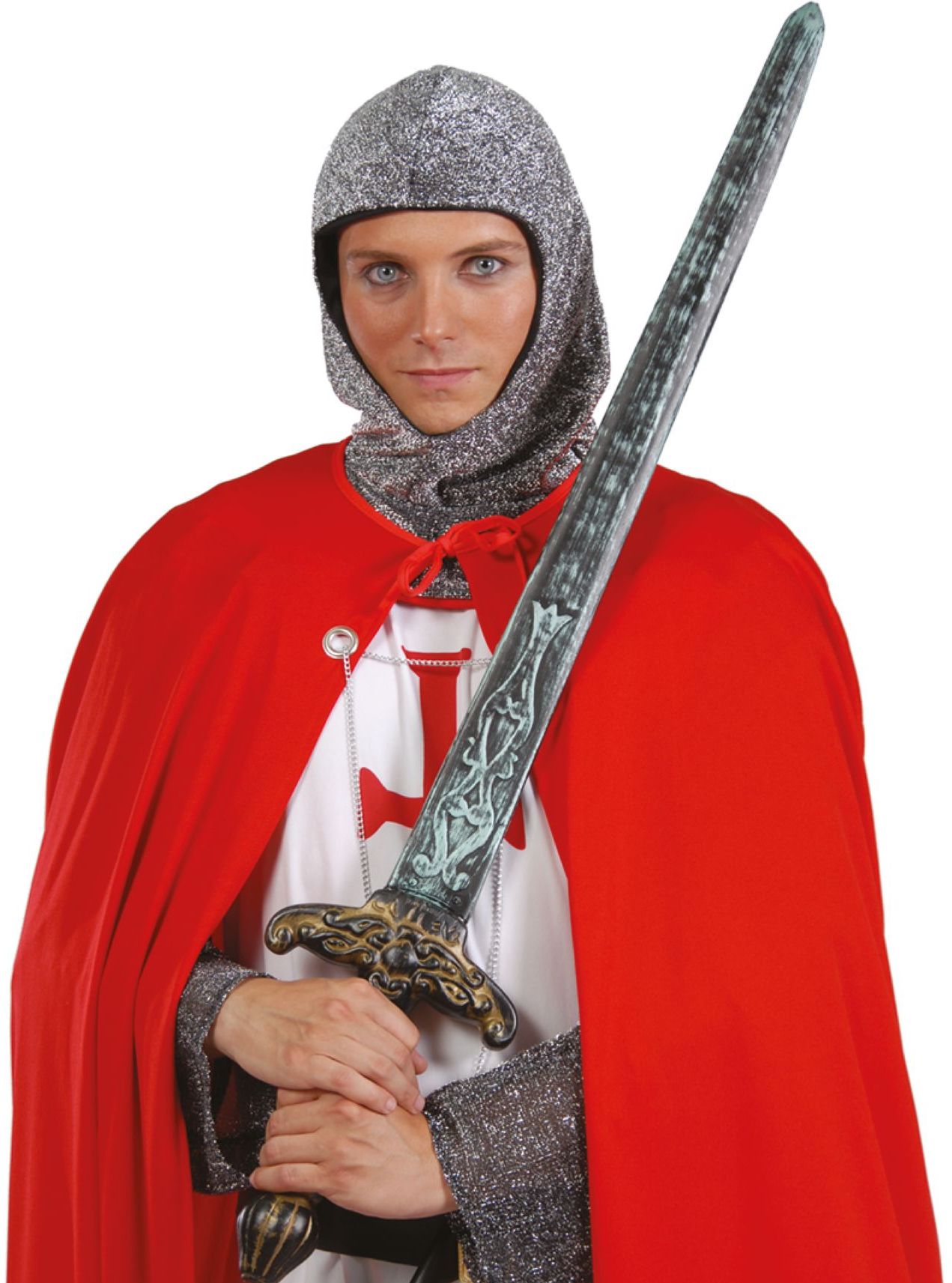 Groot zwaard middeleeuwse ridder