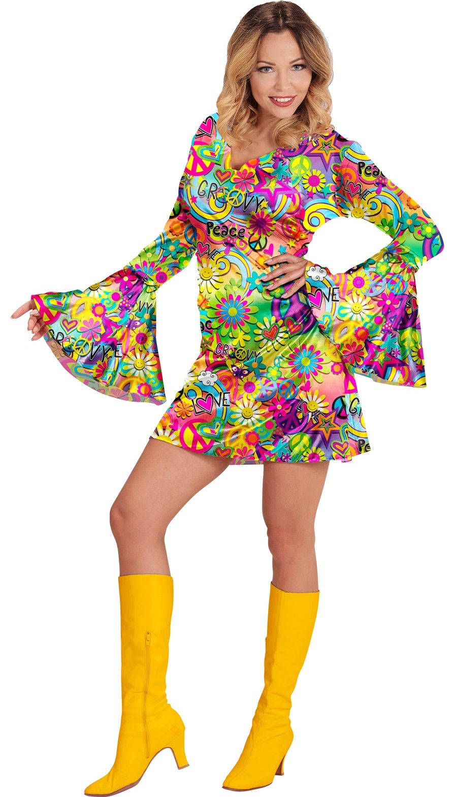Groovy Retro Jurkje Vrouwen