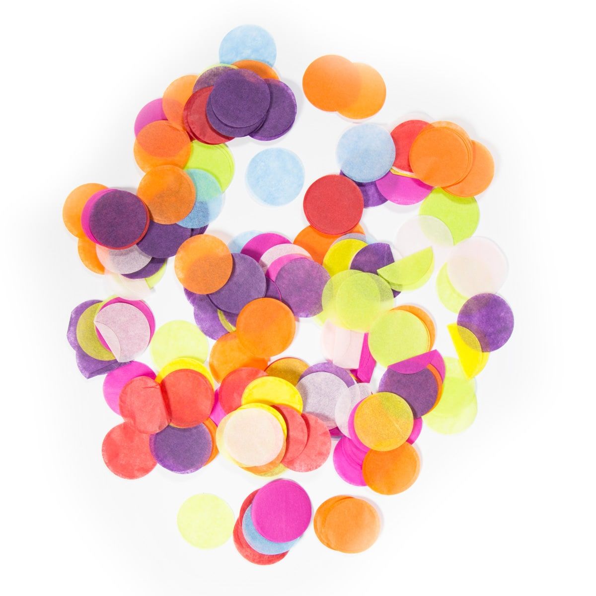 Grote confetti multi kleur 14 gram