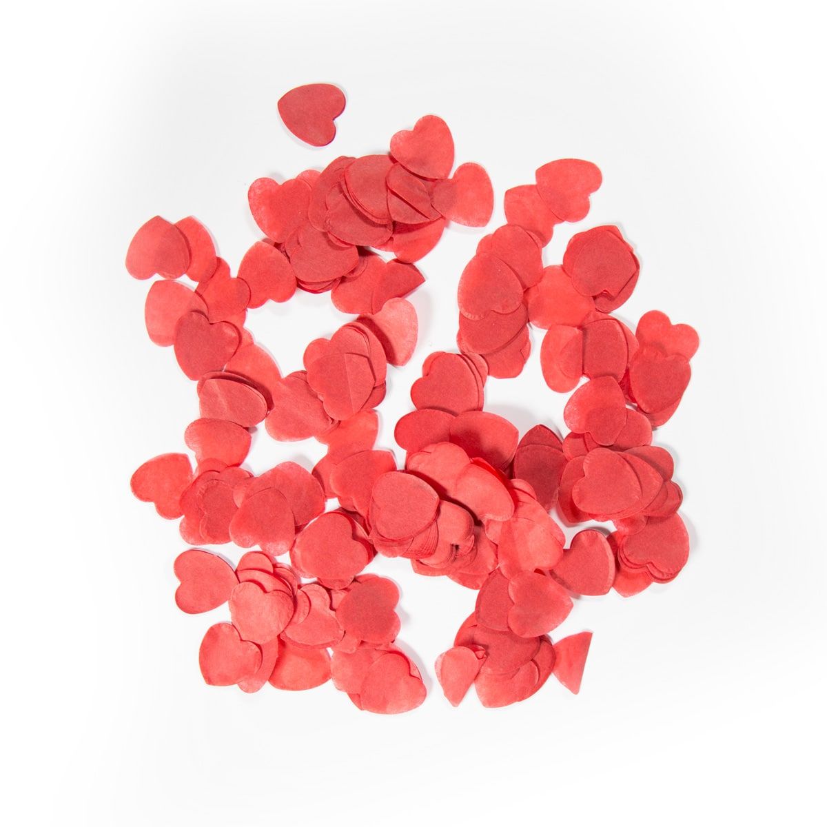 Grote hartjes confetti rood 14 gram