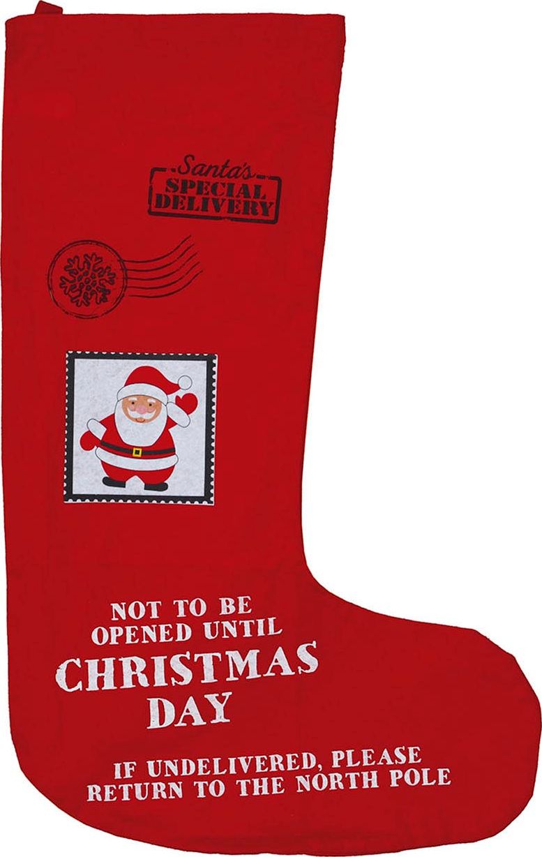 Grote rode cadeausok kerstmis 110cm