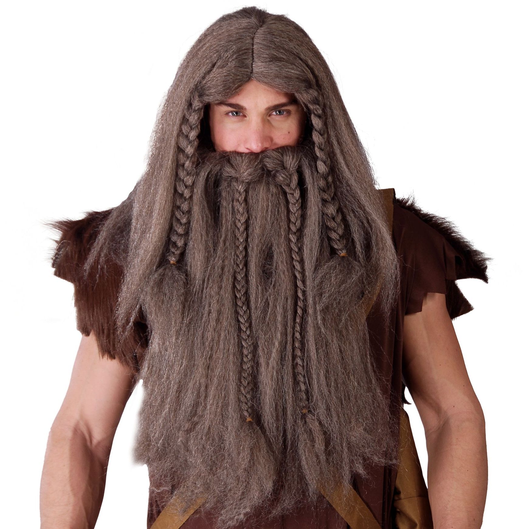 Grote Viking pruik en baard