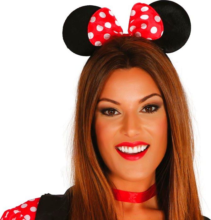 Haarband Minnie Mouse met strik