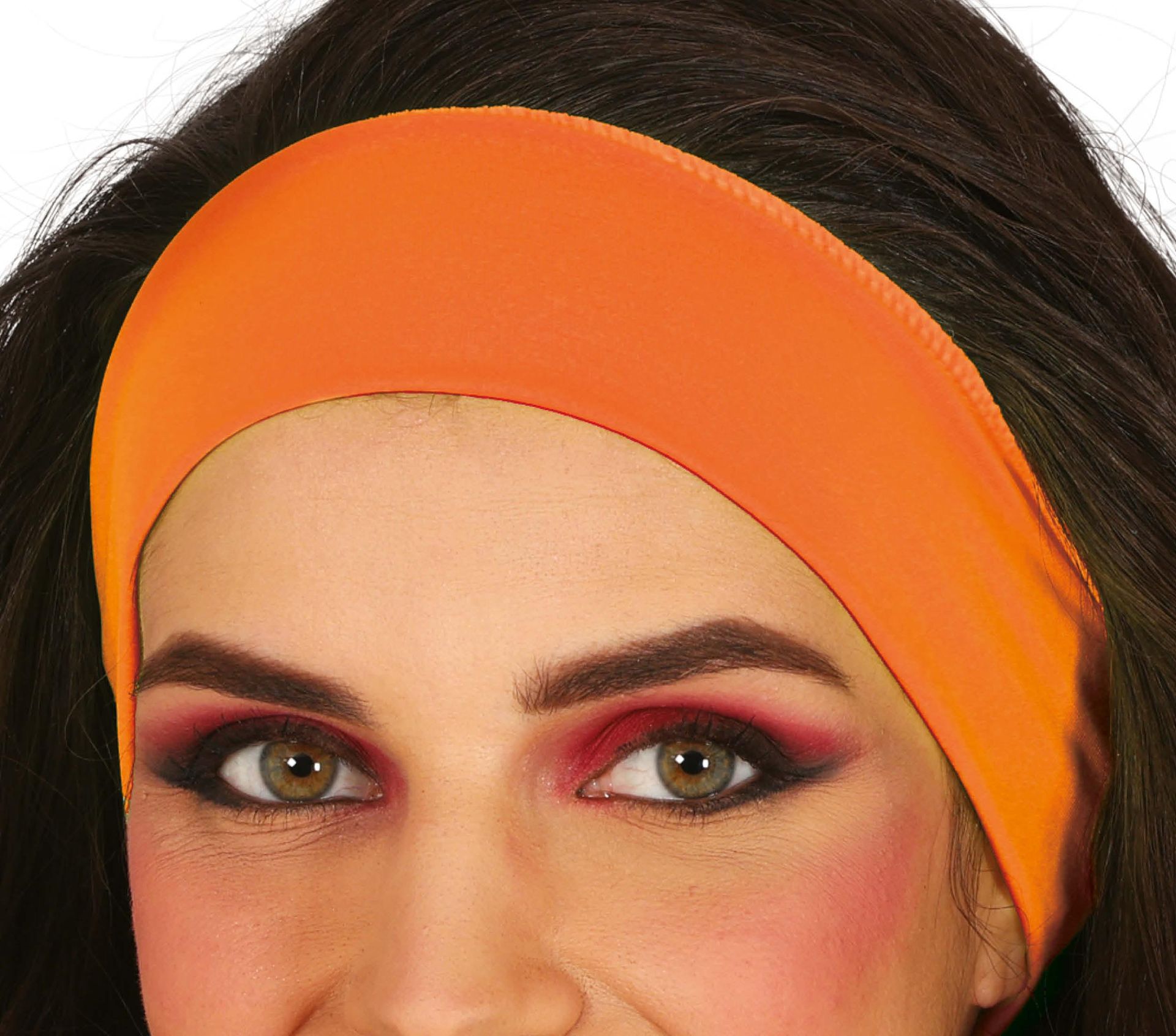 Haarband Sportieve Neonoranje 80's