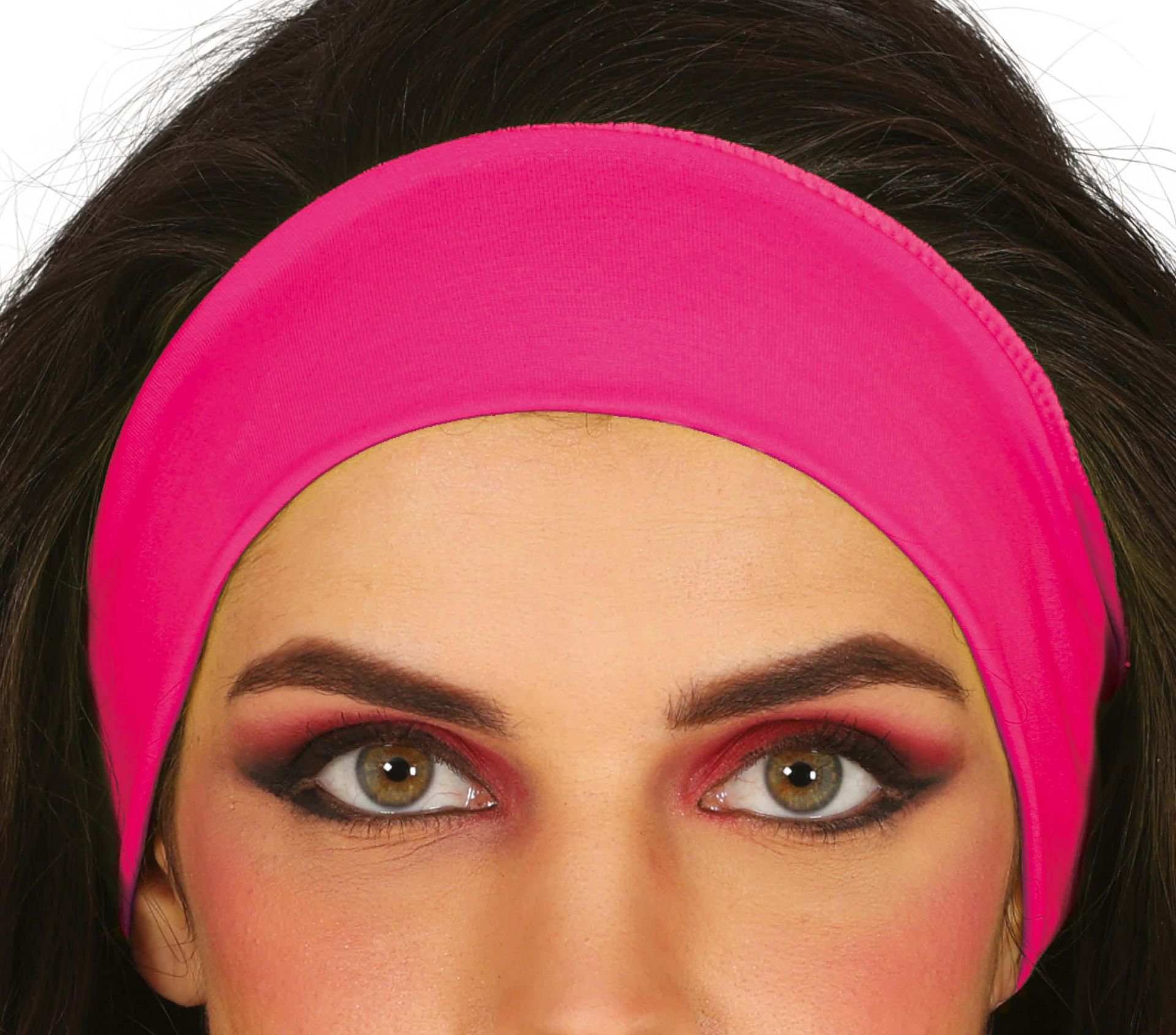 Haarband Sportieve Neonroze 80's