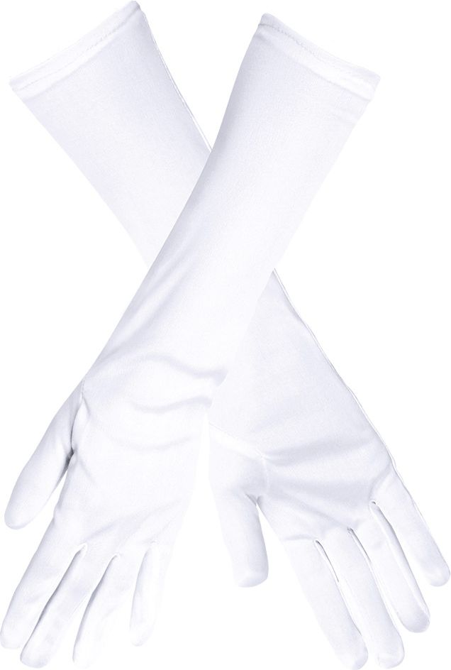 Halflange handschoenen wit