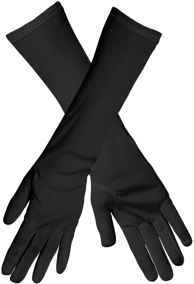 Halflange handschoenen zwart