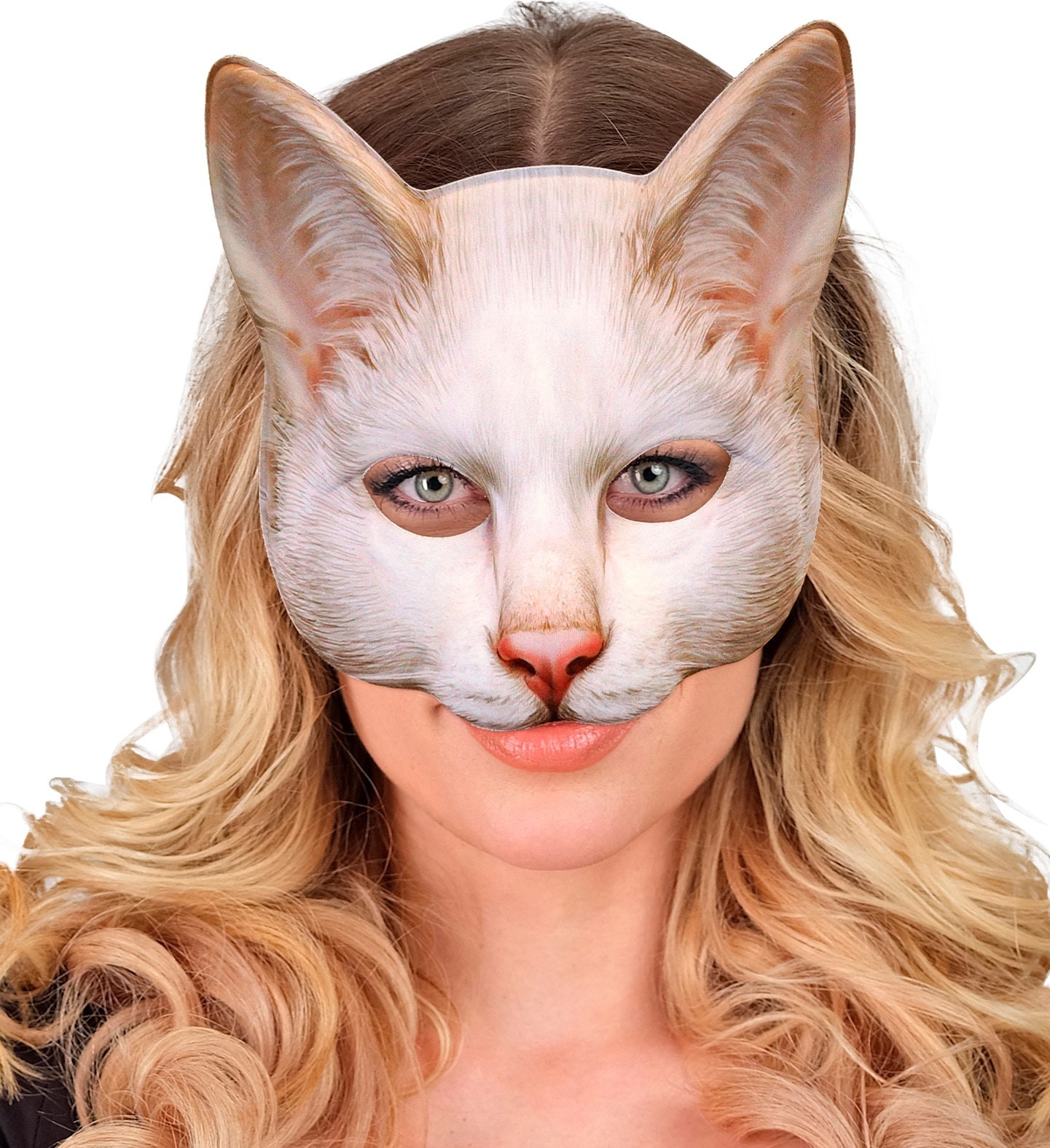 Halfmasker Kat Licht Bruin