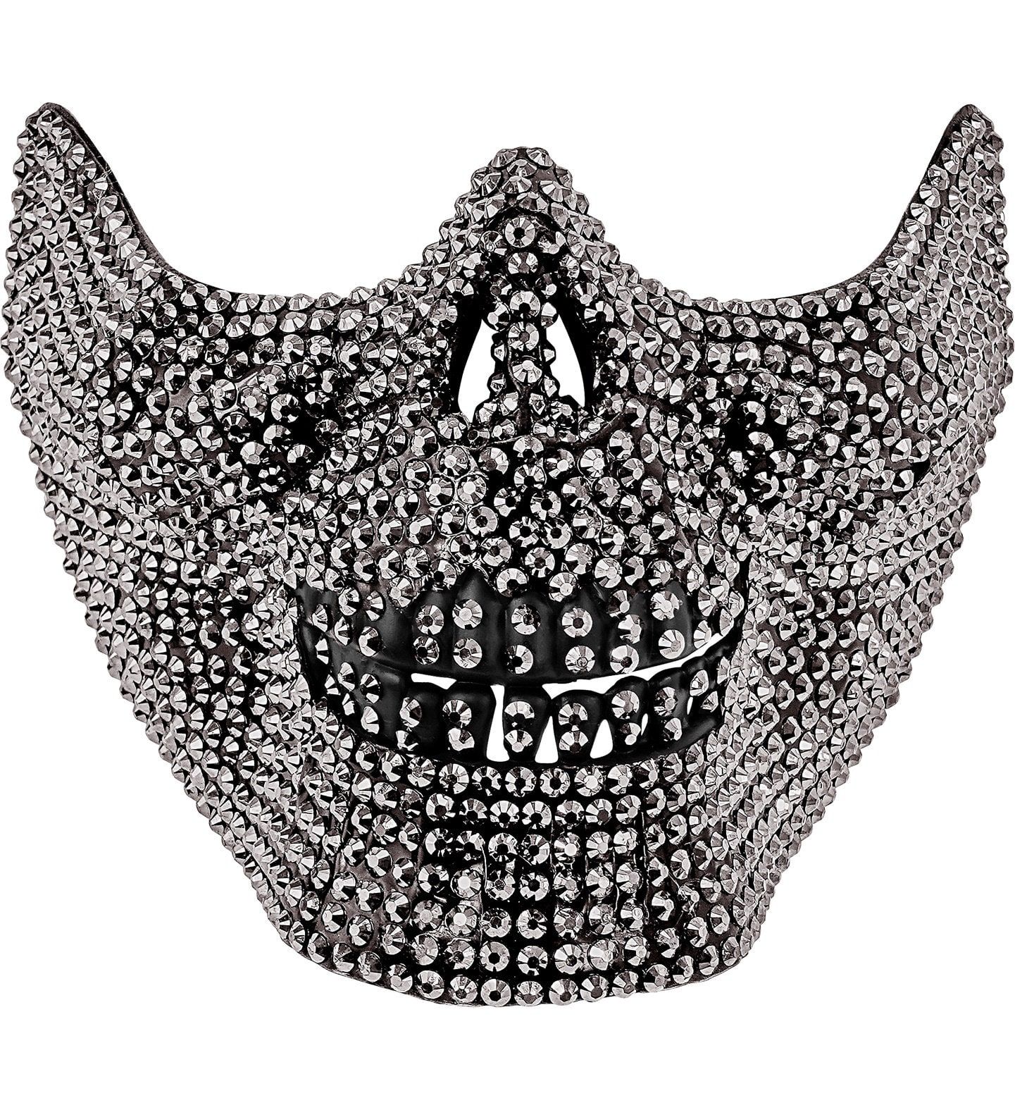 Halfmasker Schedel Punk met Studs