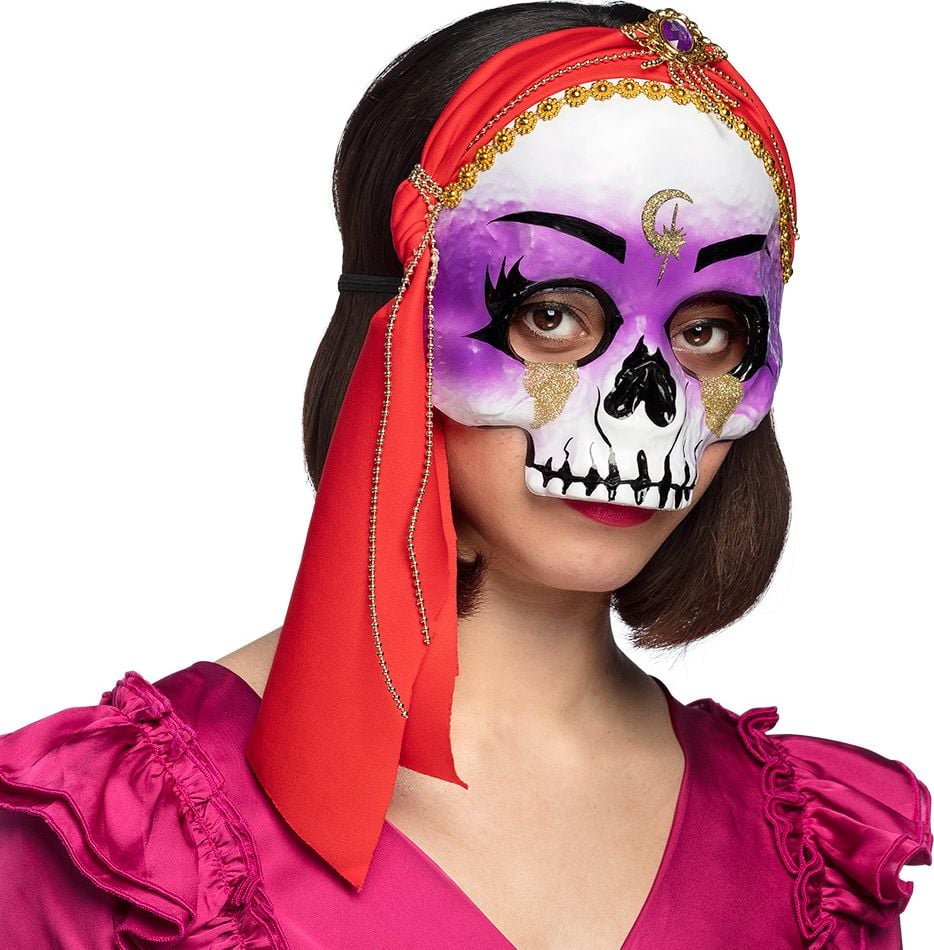 Halfmasker Waarzegster Geraamte