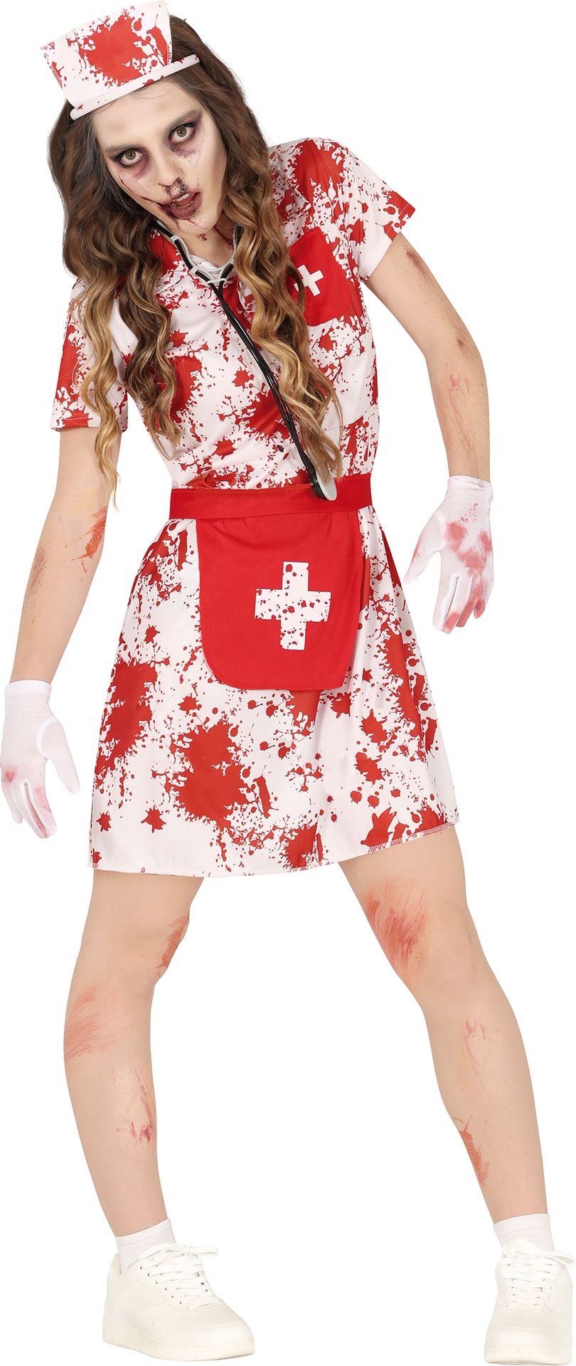 Halloween Bloederige Zuster Jurkje Meisjes 14-16 Jaar