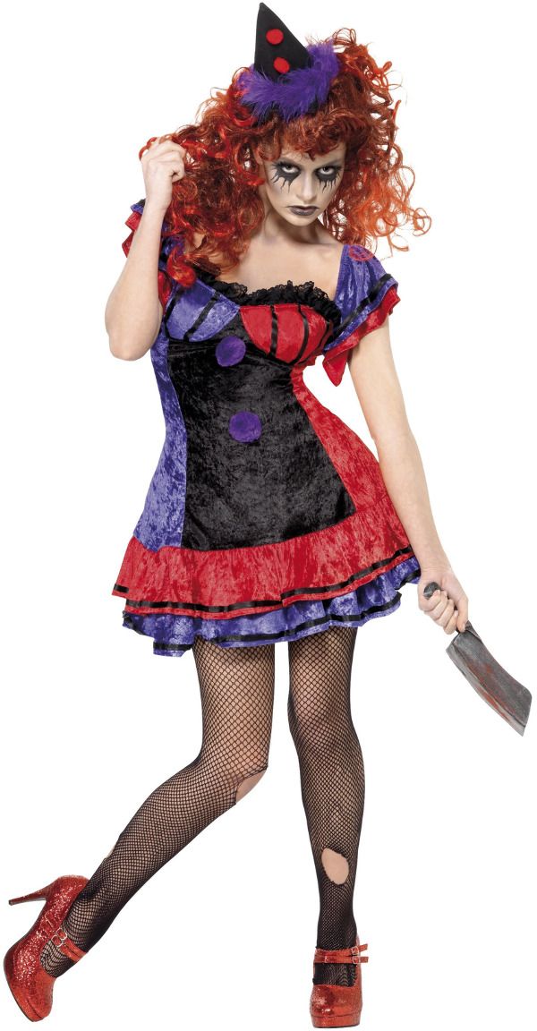 Halloween circus clown outfit