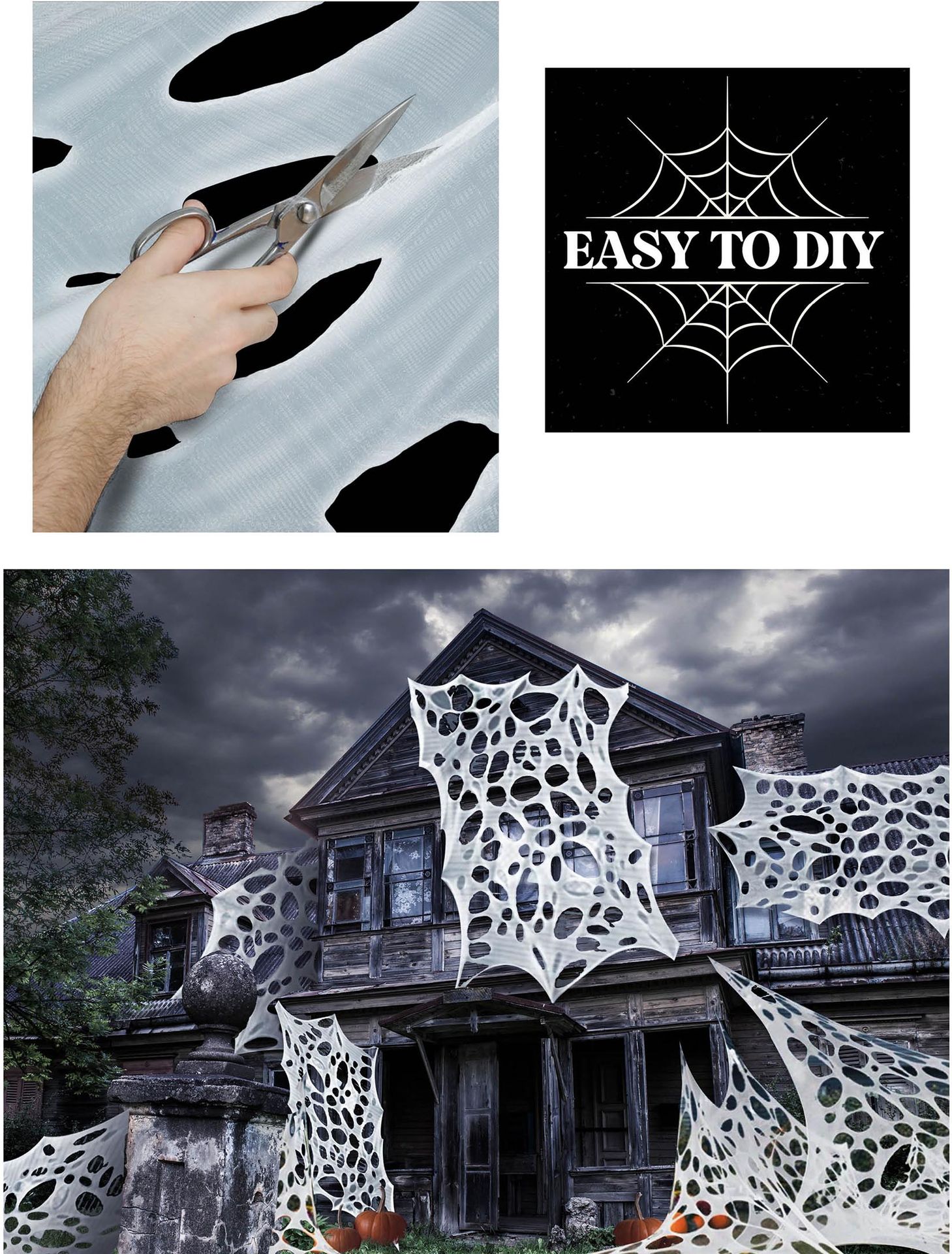 Halloween Decoratie Spinnenwebben