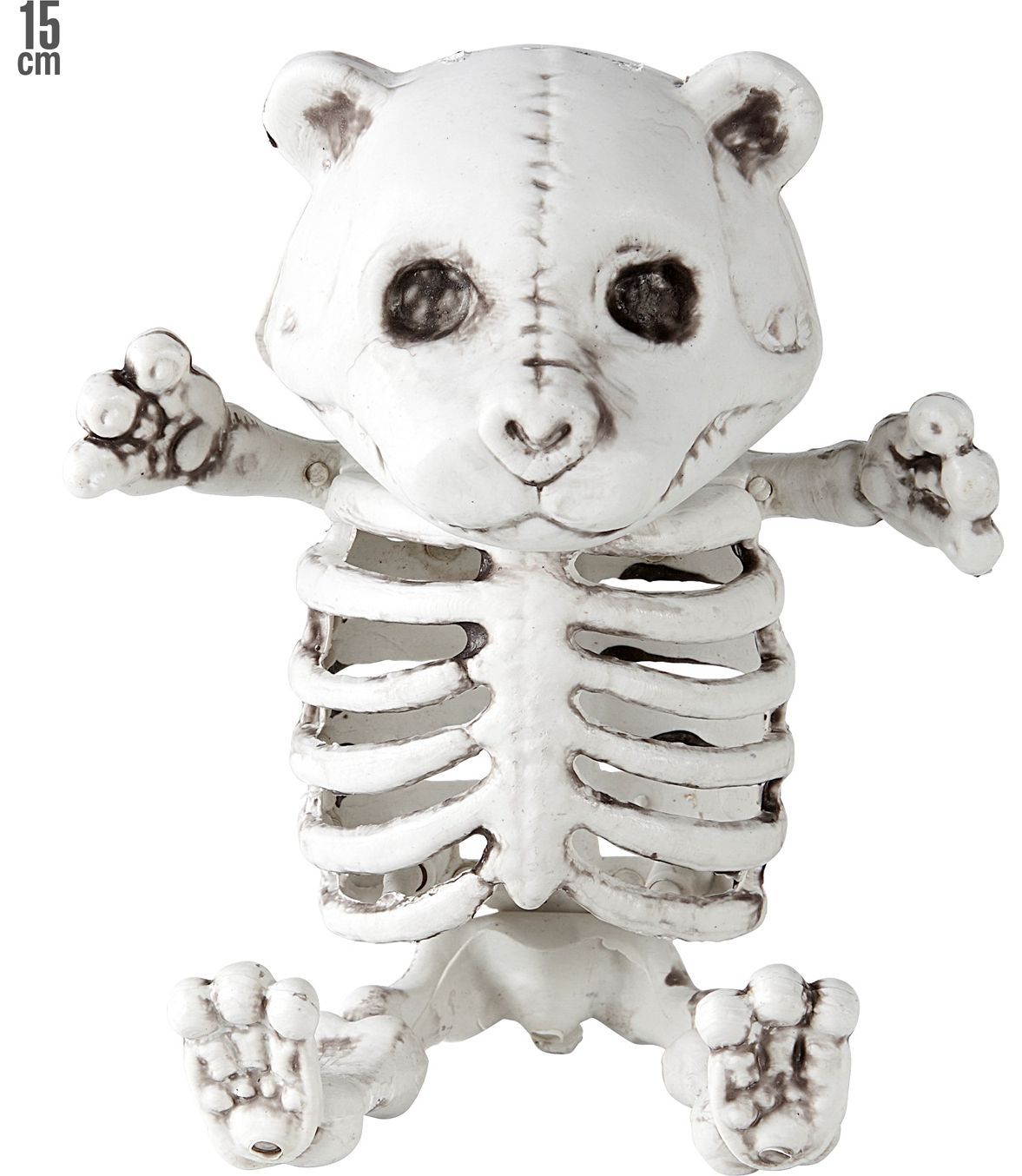 Halloween decoratie teddybeer skelet