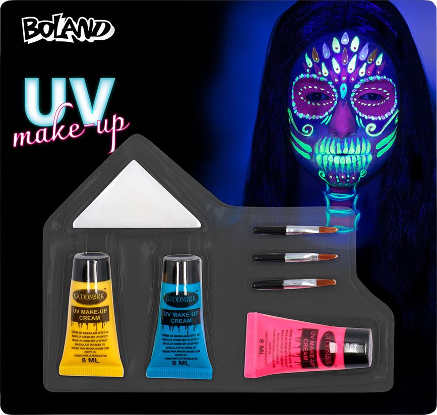 Halloween Glow In The Dark Make-Up Set