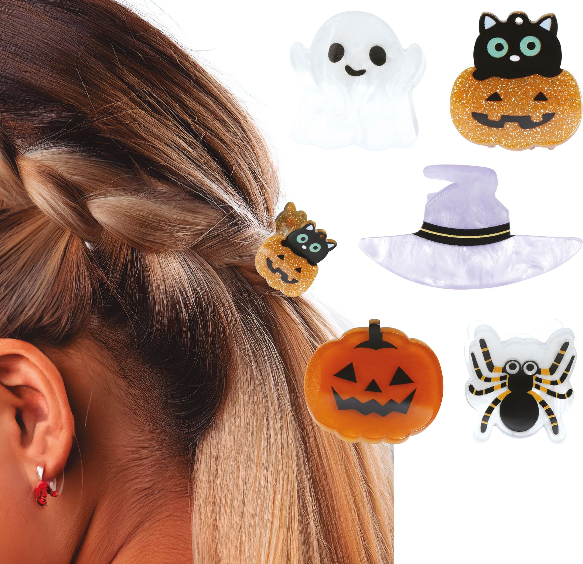 Halloween Haarclipjes 5 Stuks