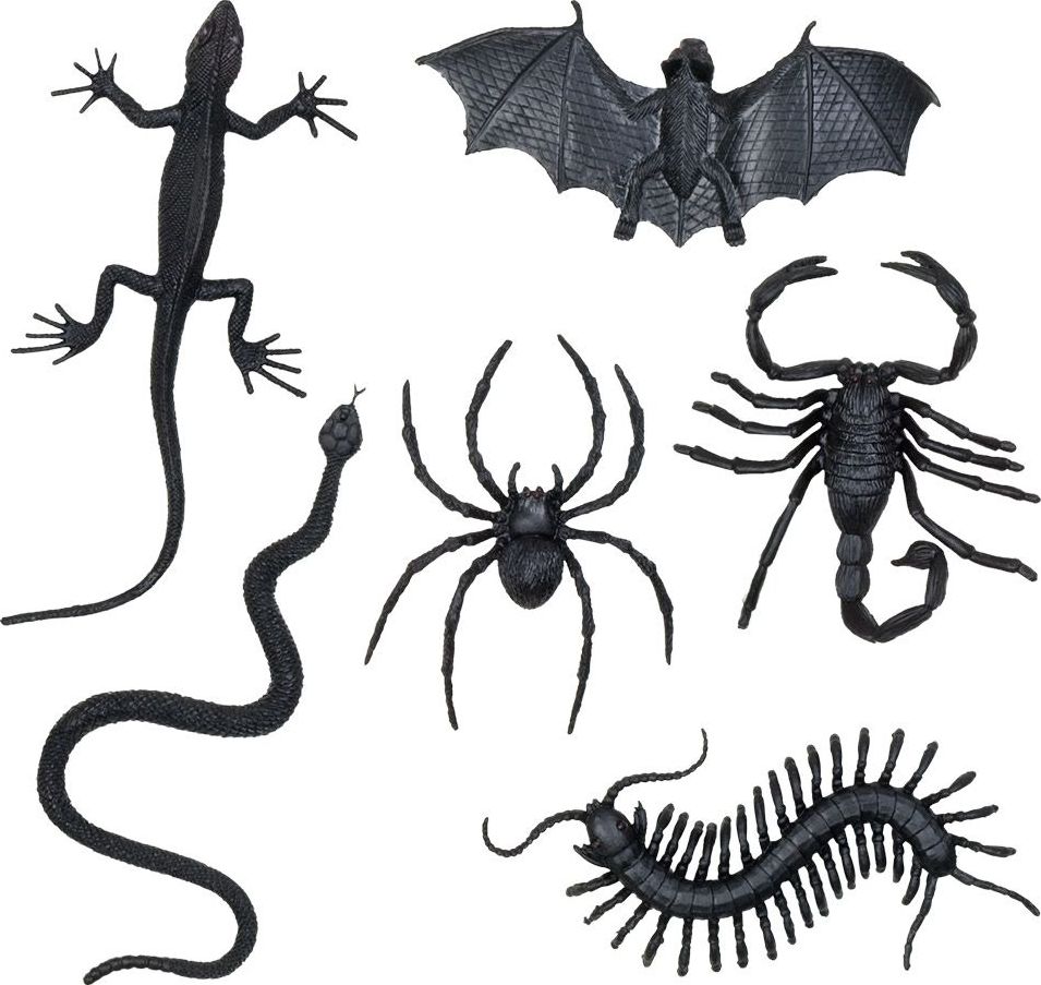 Halloween Horror Dieren Decoratie 6X