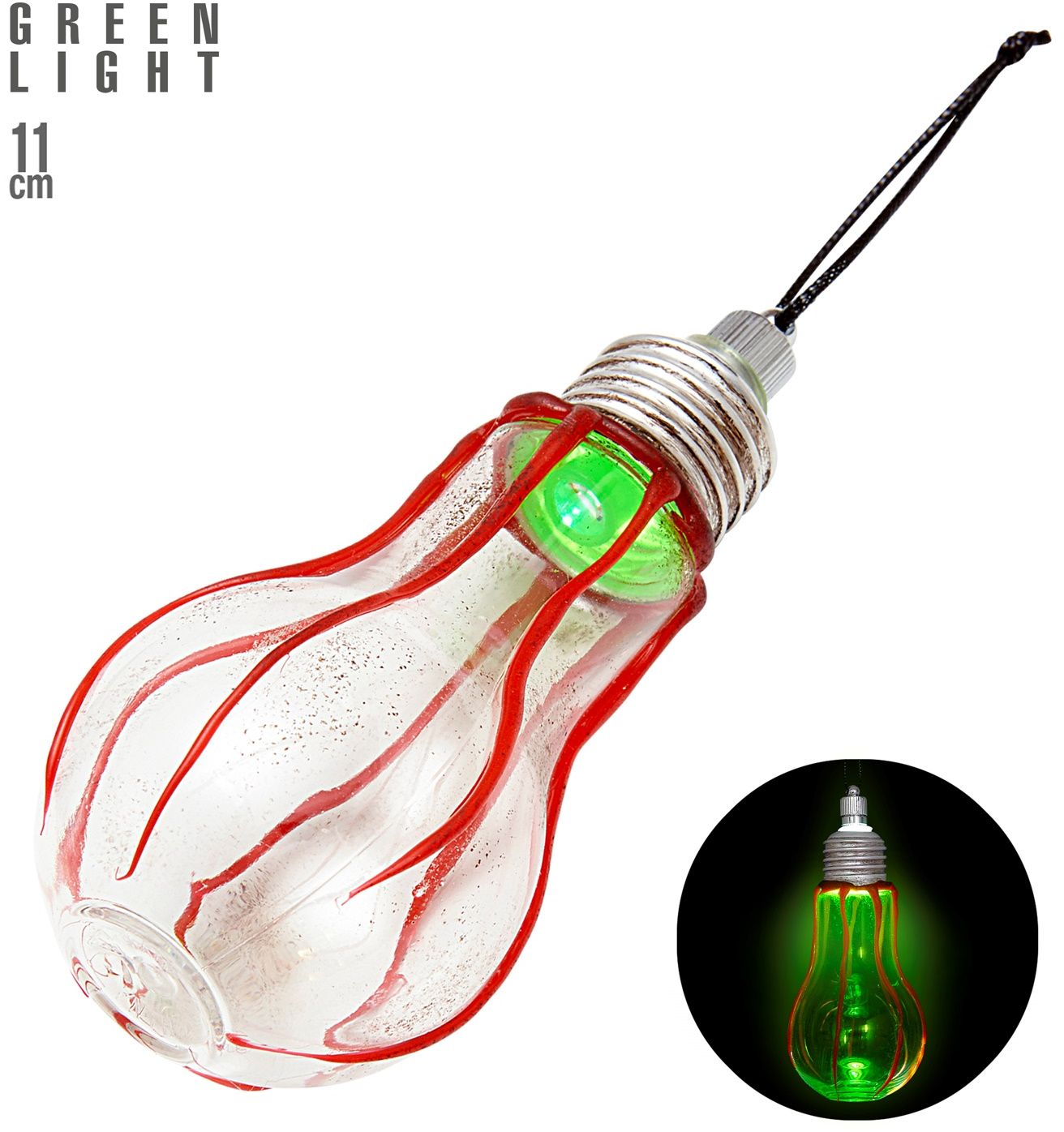 Halloween horror lamp groen licht