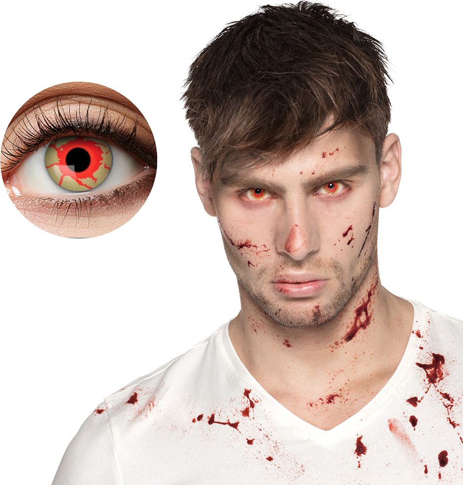 Halloween kwartaal lenzen bloodshot