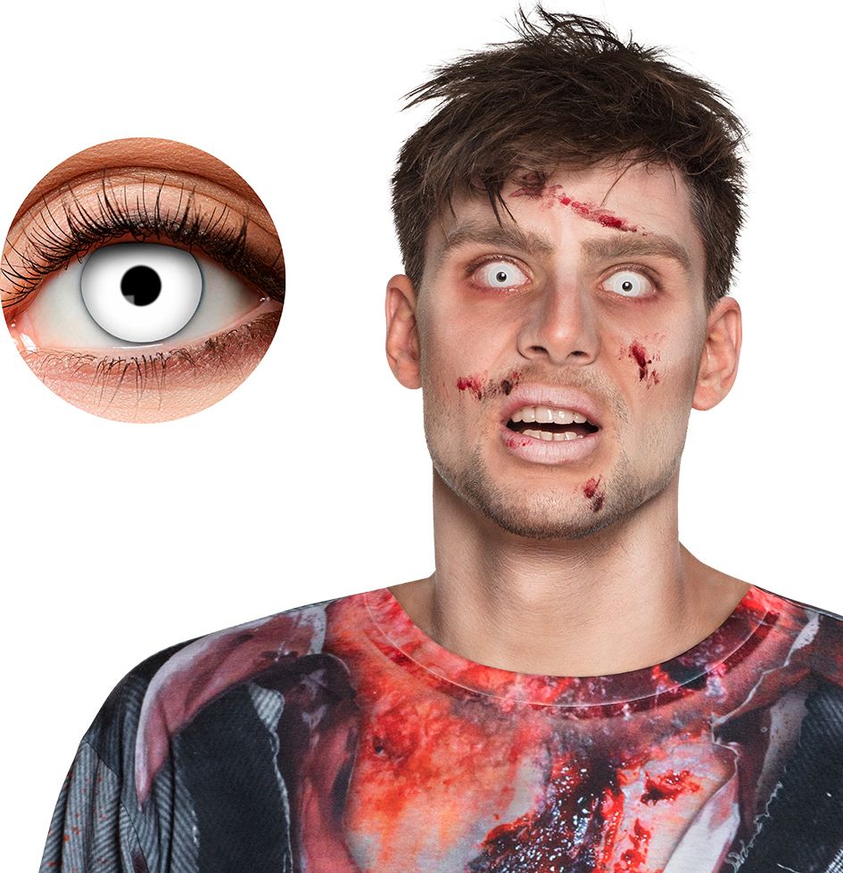 Halloween kwartaal lenzen zombie